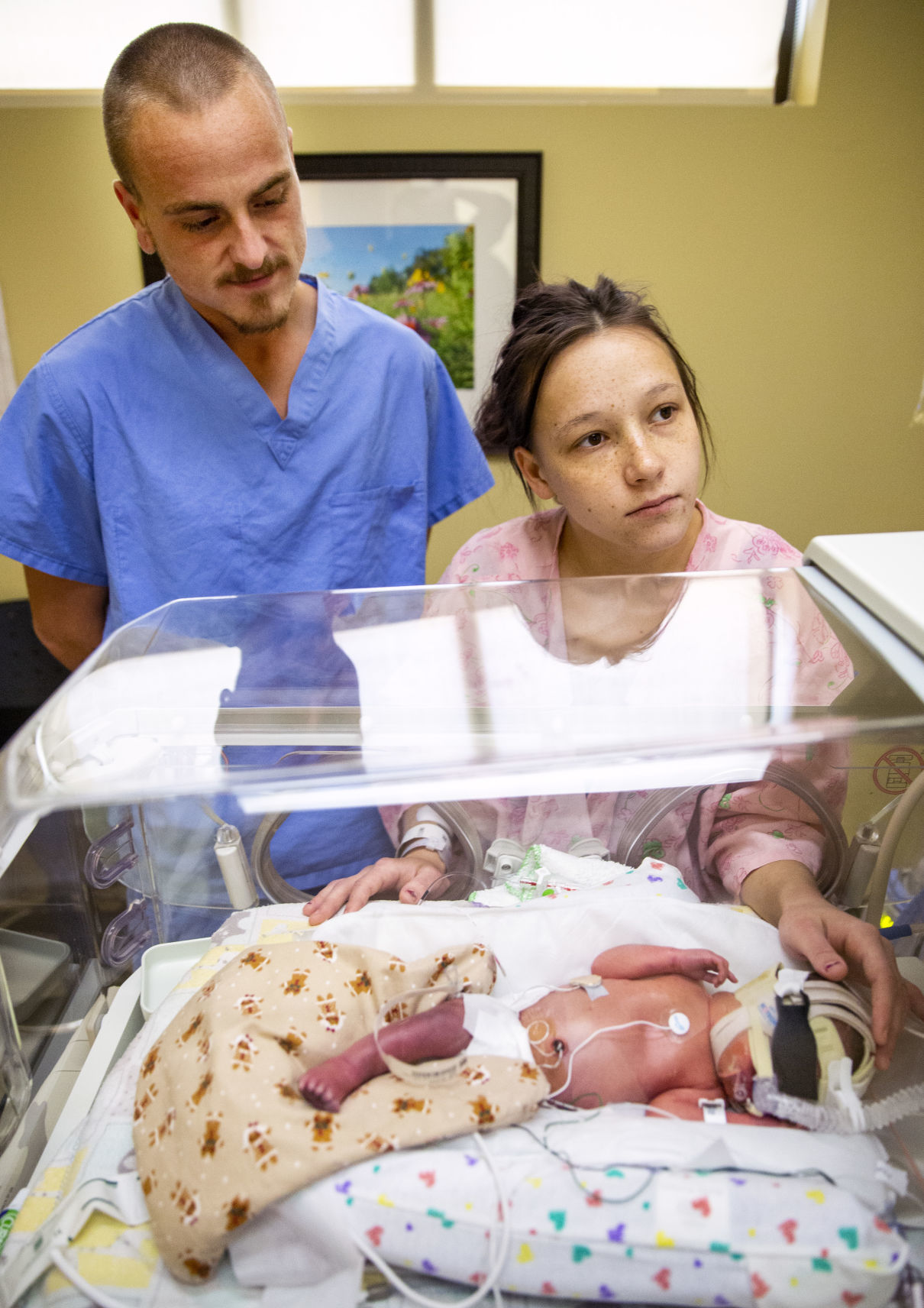 Baby born in car on way to hospital
